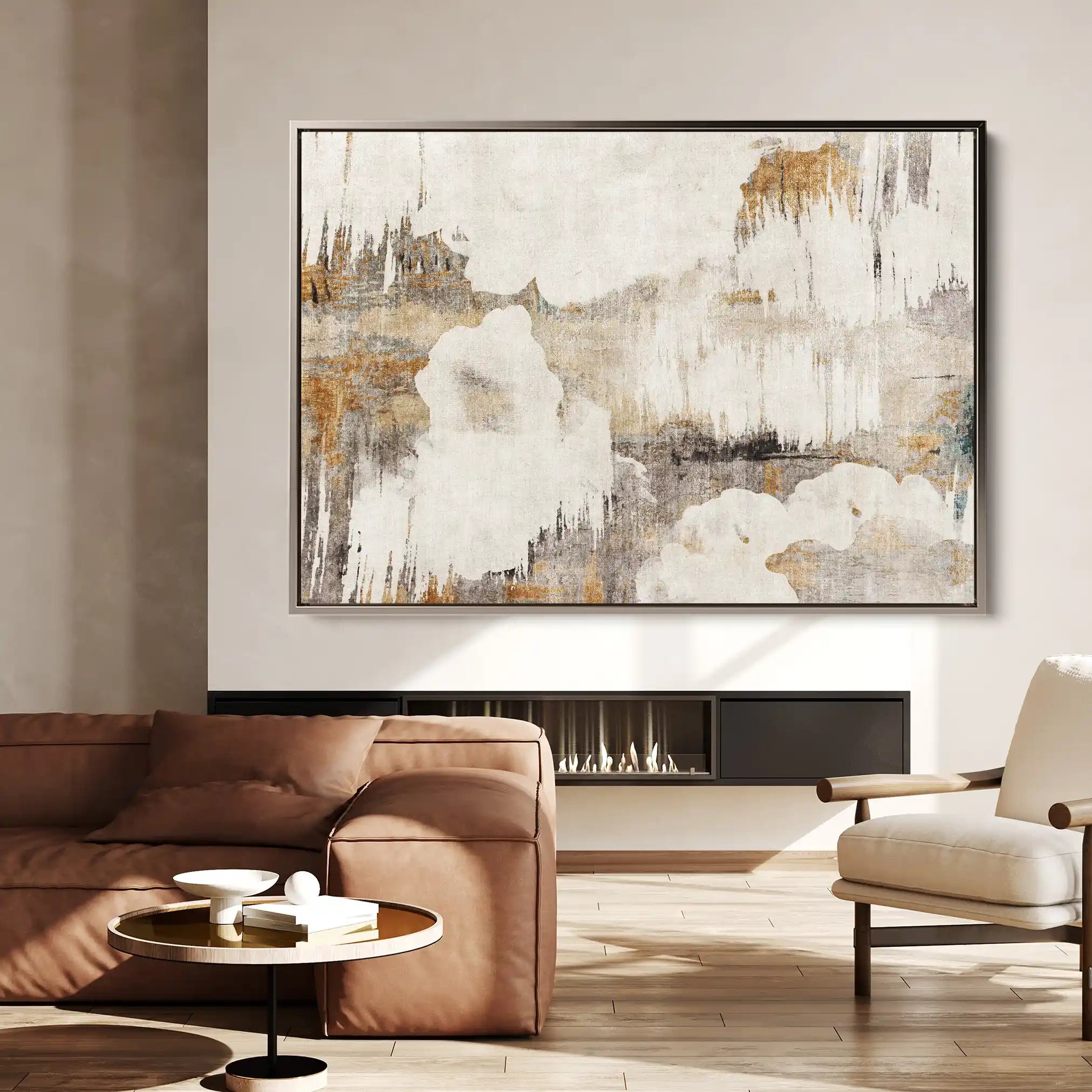 Abstract 120 Canvas Art 60 x 40 cm / Stretched on hidden frame