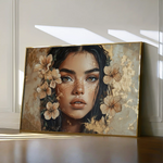 Portrait 120 Canvas Art 90 x 60 cm / Stretched on hidden frame