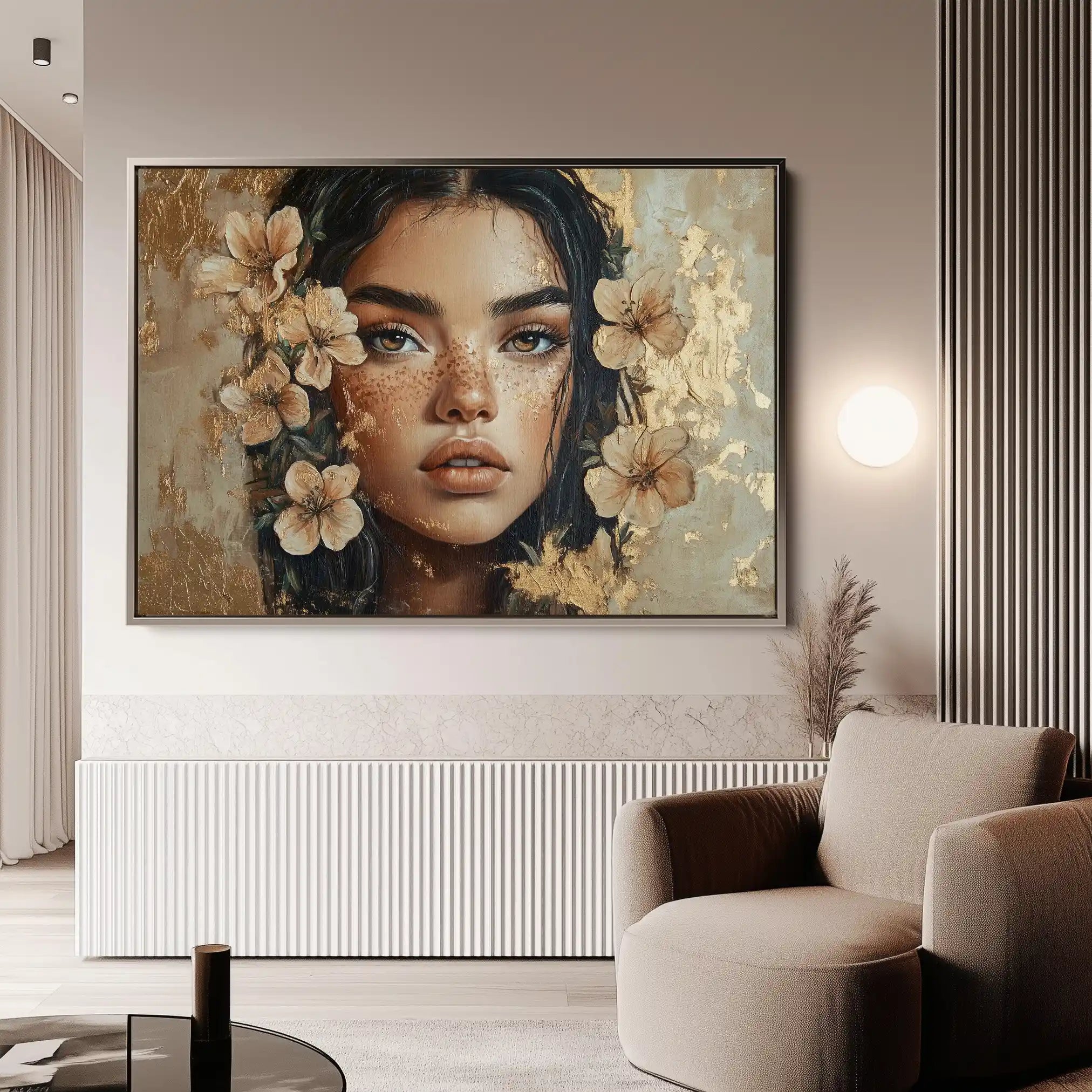 Portrait 120 Canvas Art 90 x 60 cm / Stretched on hidden frame