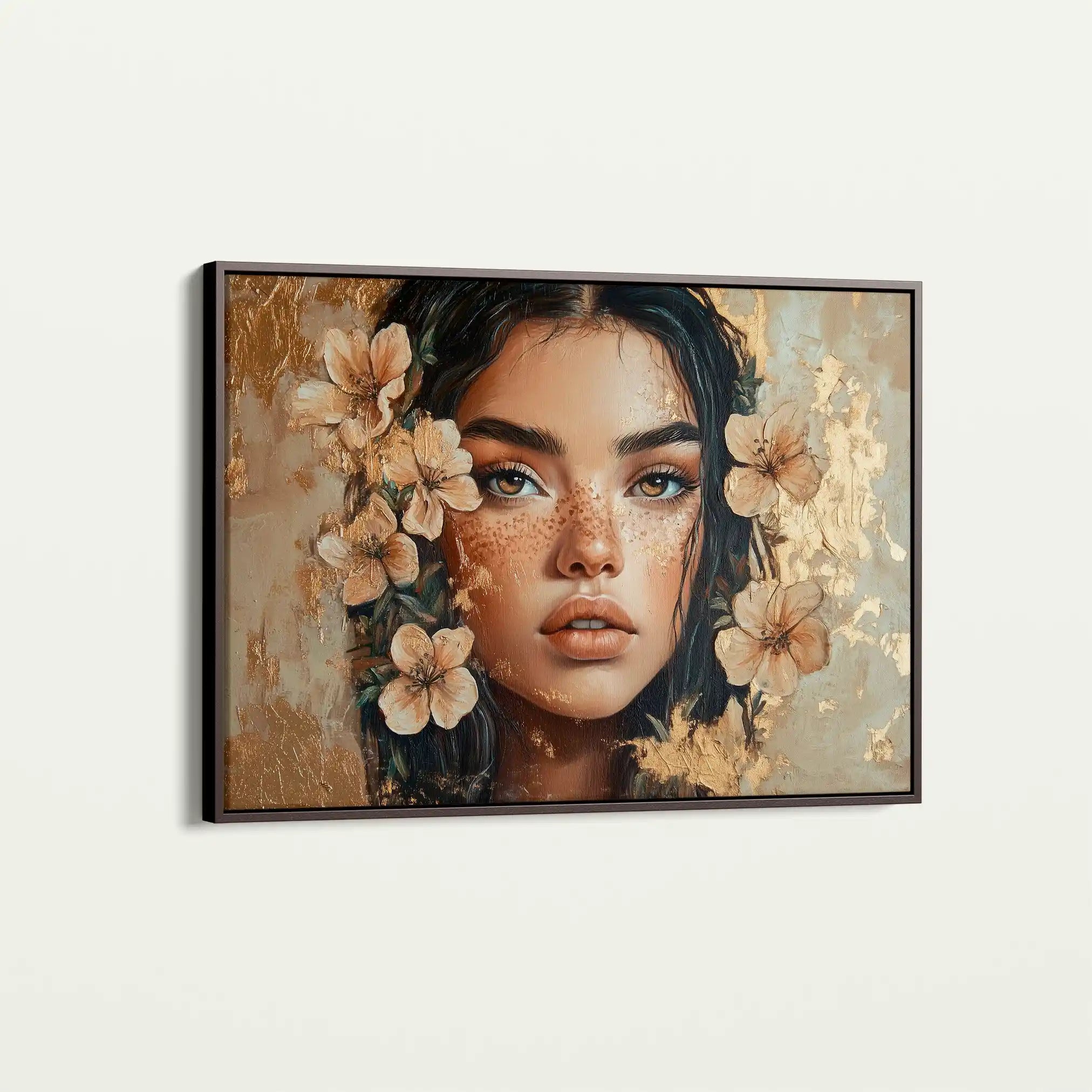 Portrait 120 Canvas Art 90 x 60 cm / Stretched on hidden frame