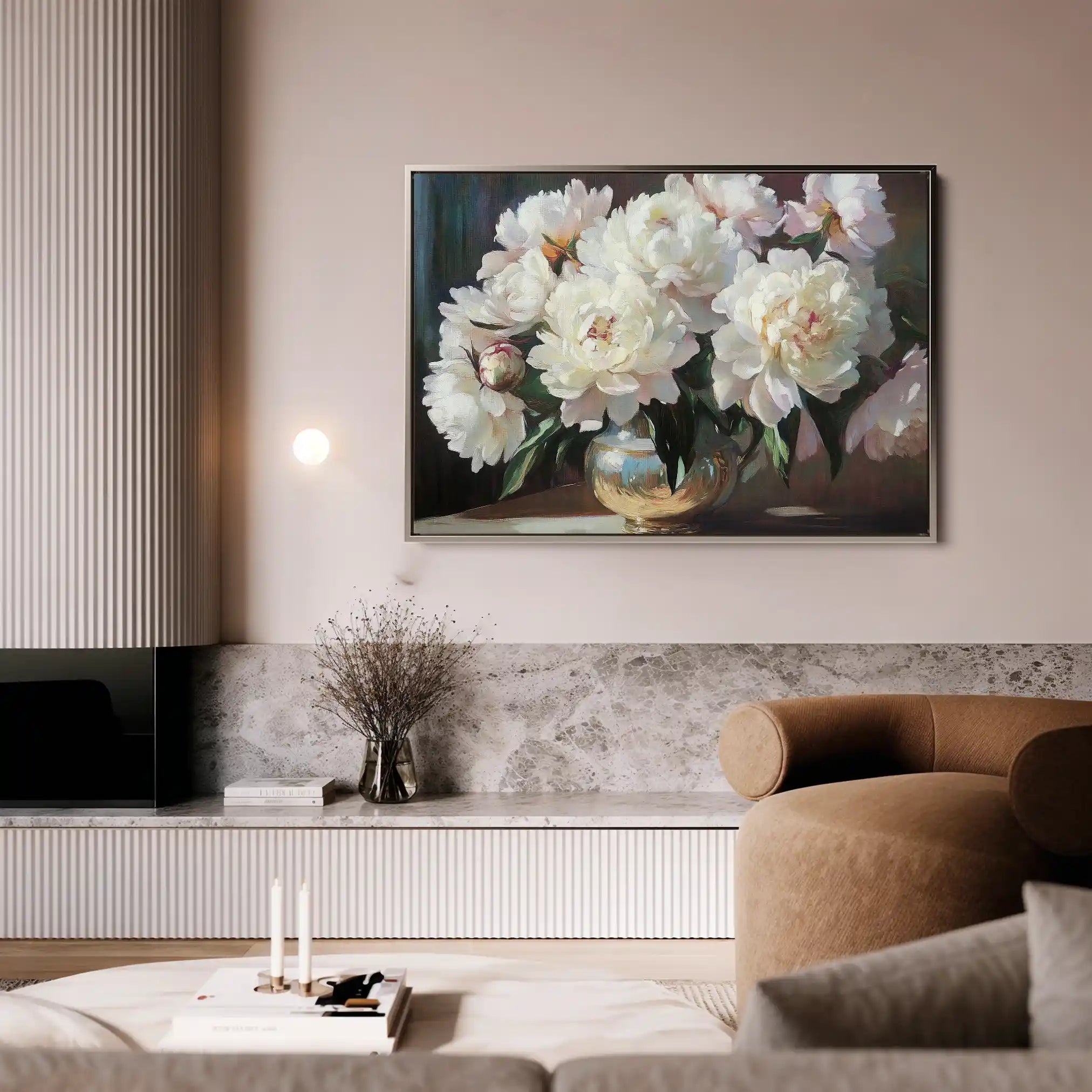 Floral Canvas Wall Art WAD1200-F 90 x 60 cm / Stretched on hidden frame