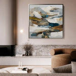 Abstract 1201 Canvas Art 60 x 60 cm / Stretched on hidden frame