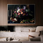 Floral Canvas Wall Art WAD1202-F 90 x 60 cm / Stretched on hidden frame