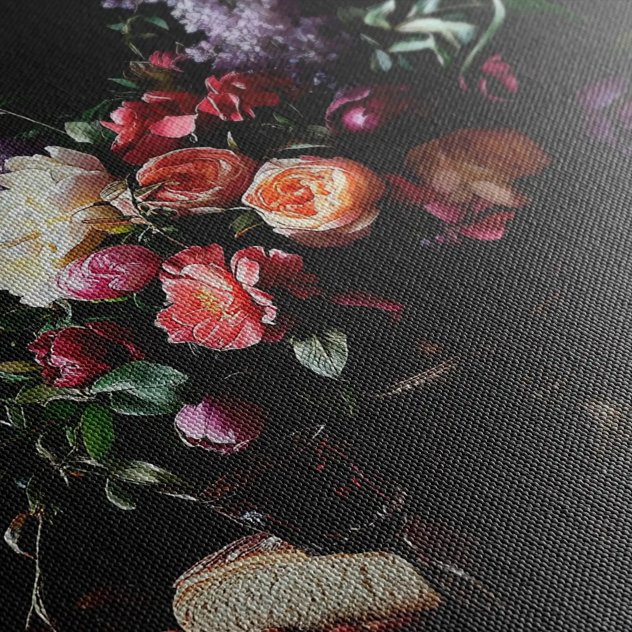 Floral Canvas Wall Art WAD1202-F 90 x 60 cm / Stretched on hidden frame