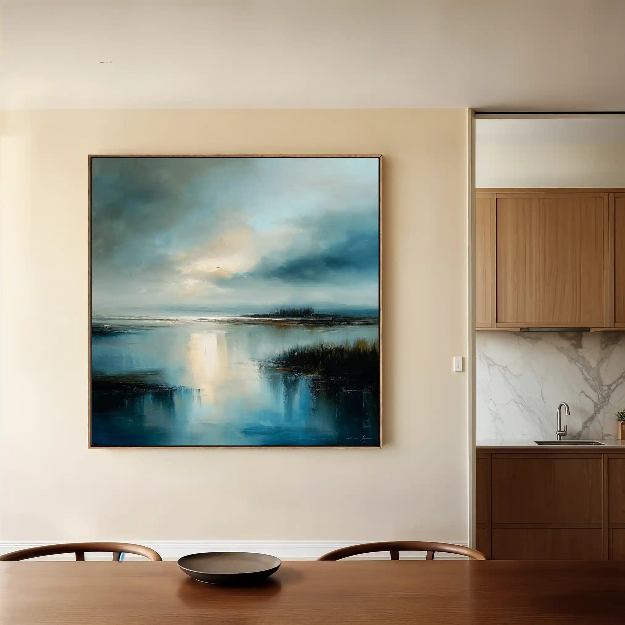 Abstract 1204 Canvas Art 60 x 60 cm / Stretched on hidden frame