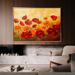 Floral Canvas Wall Art WAD1204-F 90 x 60 cm / Stretched on hidden frame