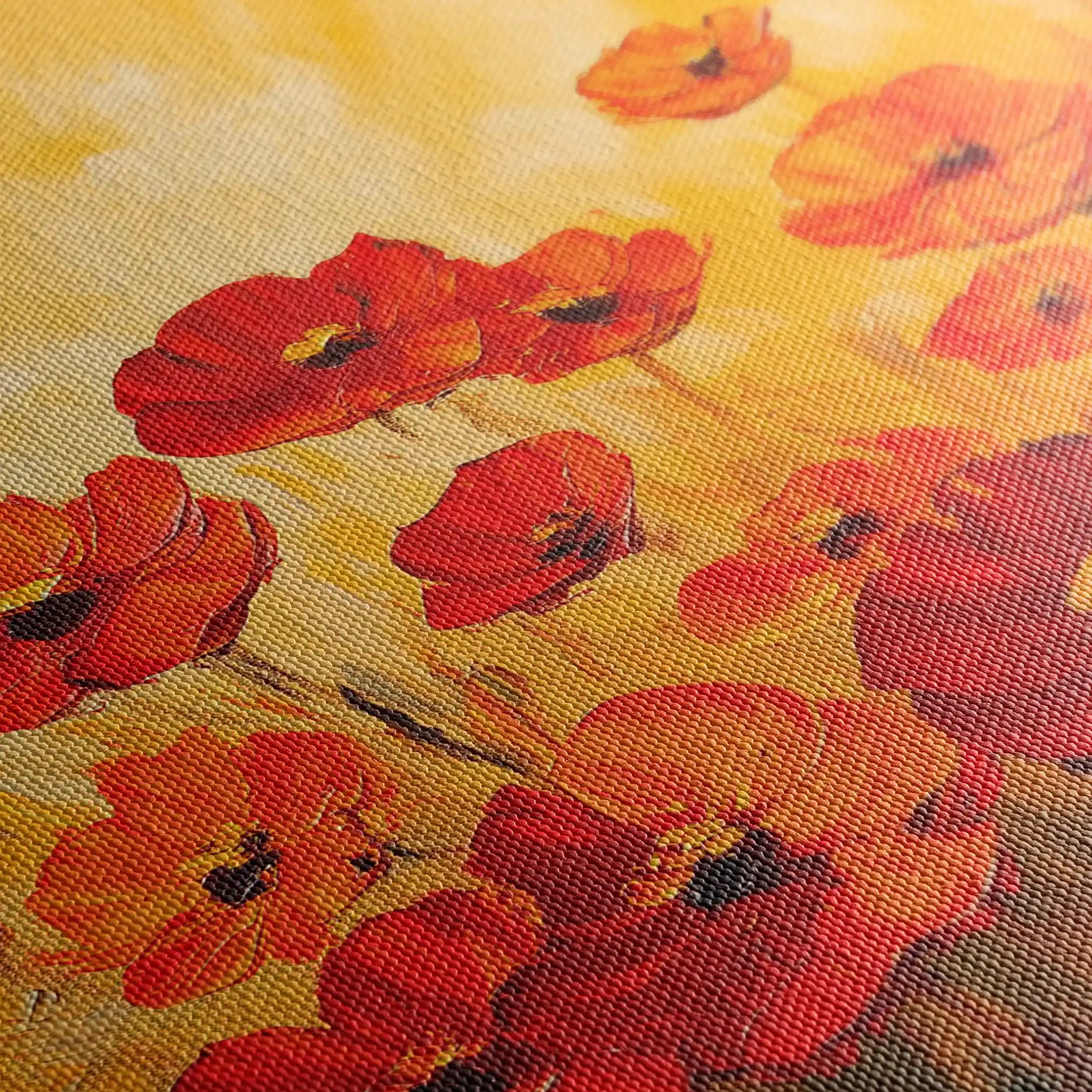 Floral Canvas Wall Art WAD1204-F 90 x 60 cm / Stretched on hidden frame