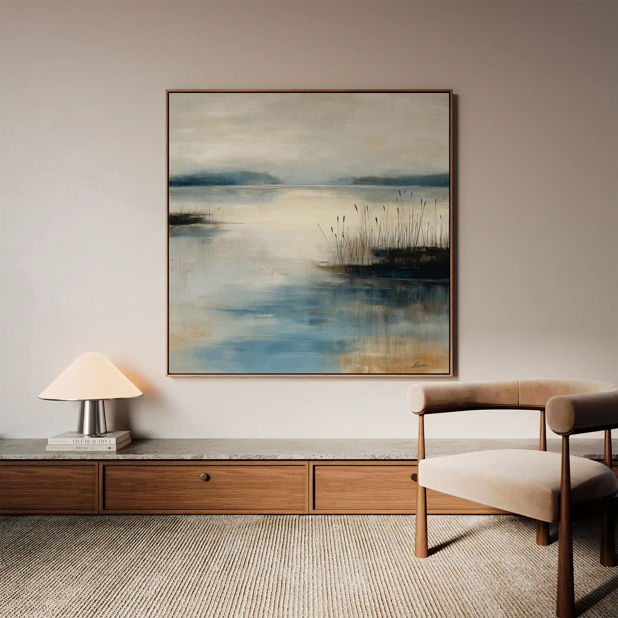 Abstract 1205 Canvas Art 60 x 60 cm / Stretched on hidden frame