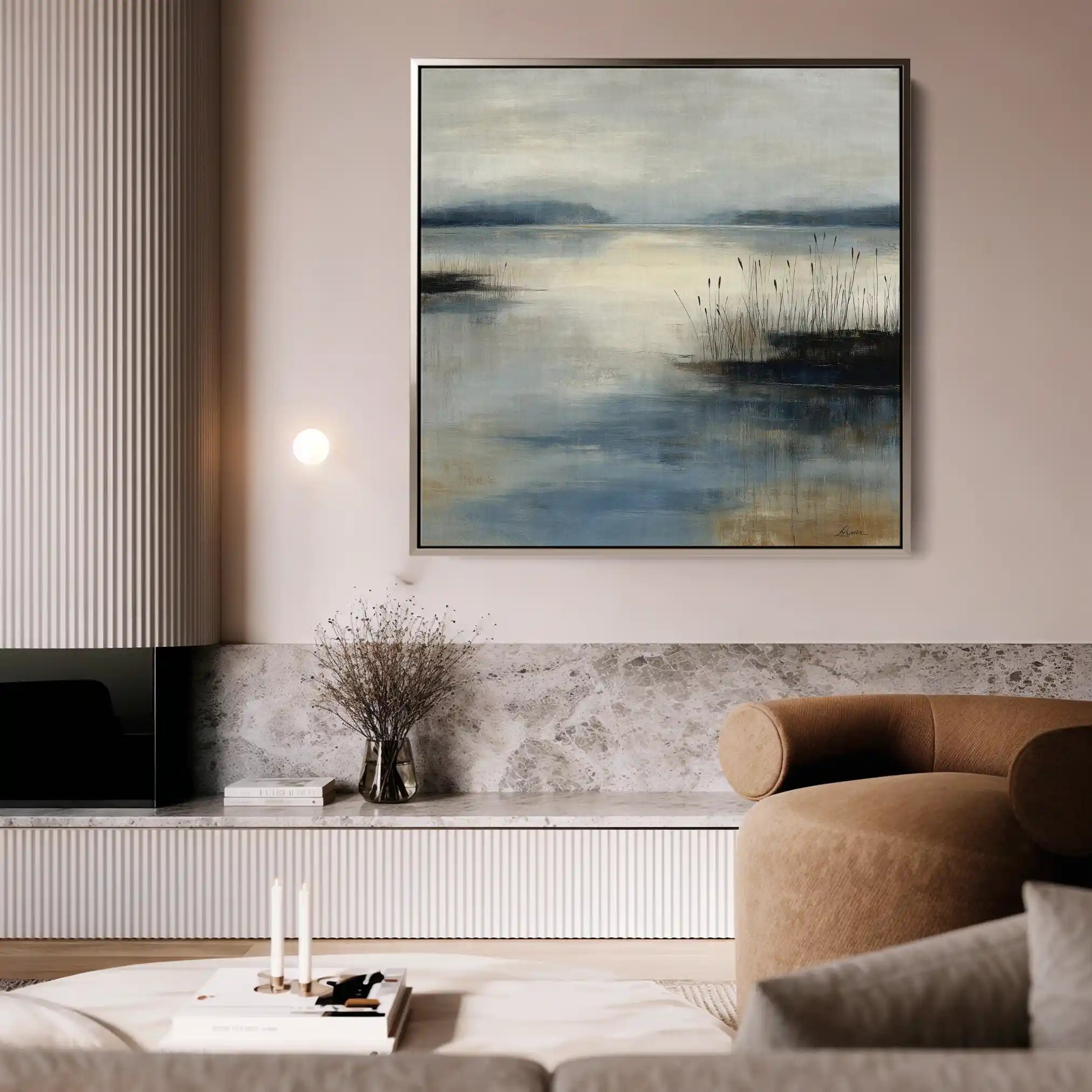 Abstract 1205 Canvas Art 60 x 60 cm / Stretched on hidden frame