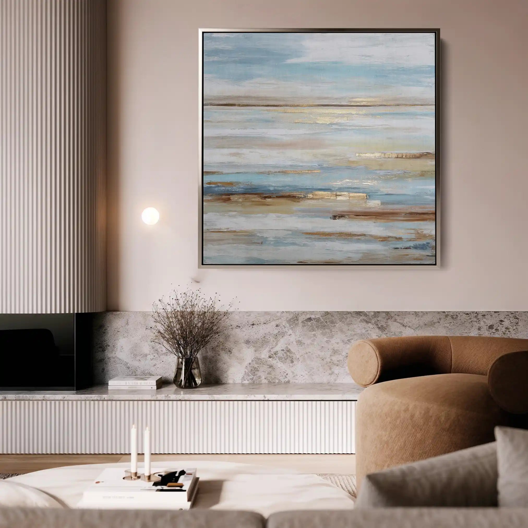 Abstract 1207 Canvas Art 60 x 60 cm / Stretched on hidden frame