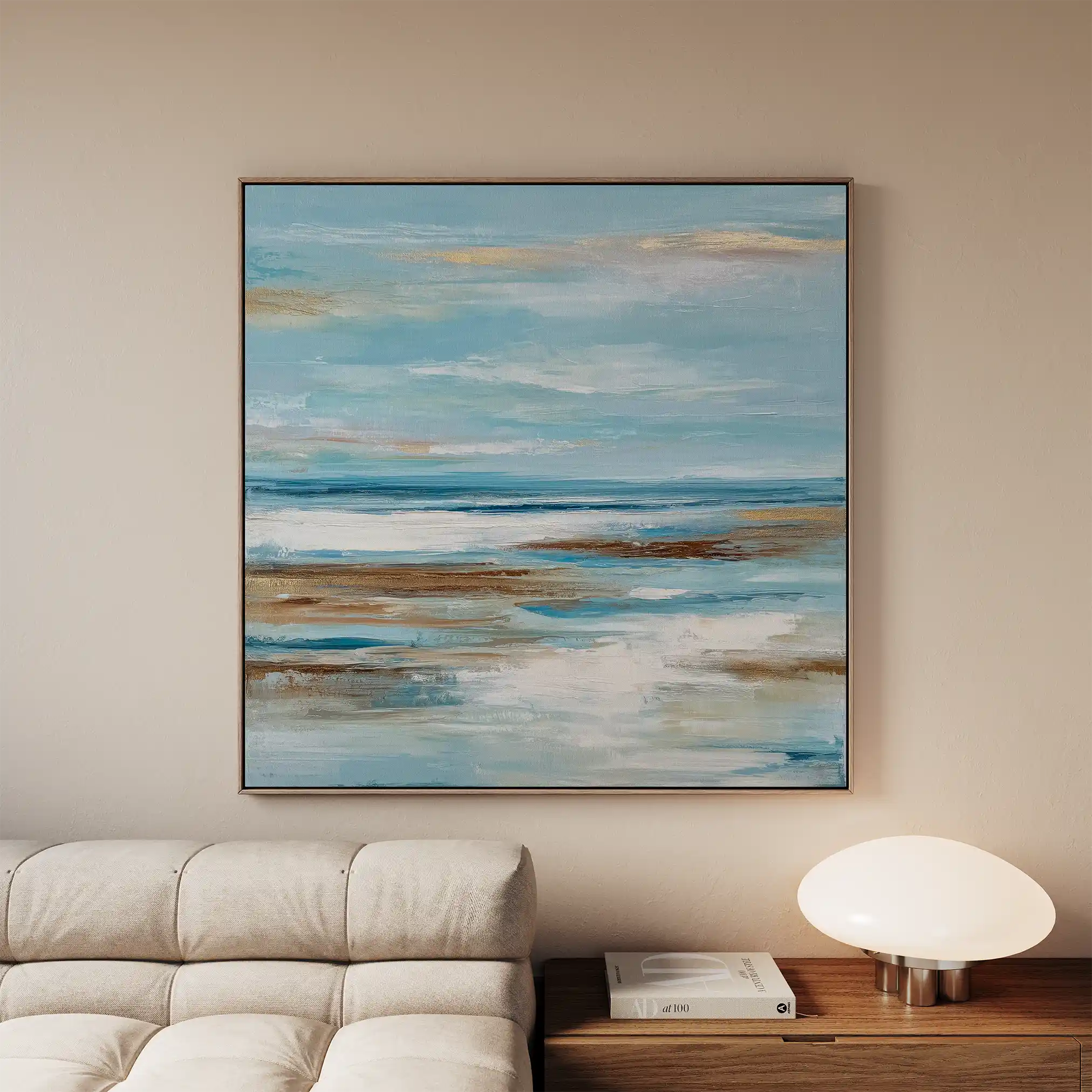 Abstract 1208 Canvas Art 60 x 60 cm / Stretched on hidden frame