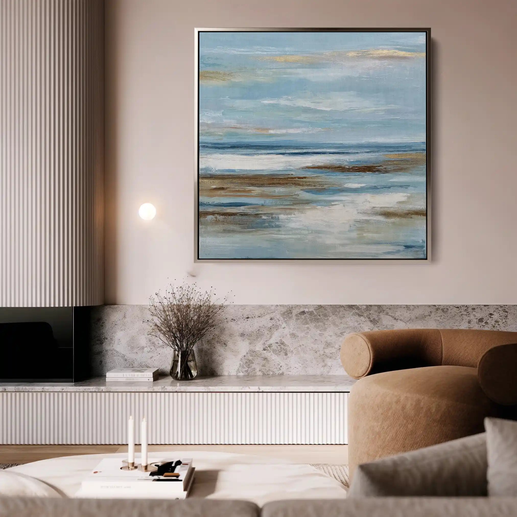 Abstract 1208 Canvas Art 60 x 60 cm / Stretched on hidden frame