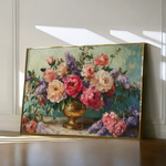 Floral Canvas Wall Art WAD1208-F 90 x 60 cm / Stretched on hidden frame