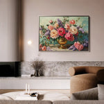 Floral Canvas Wall Art WAD1208-F 90 x 60 cm / Stretched on hidden frame