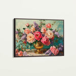 Floral Canvas Wall Art WAD1208-F 90 x 60 cm / Stretched on hidden frame