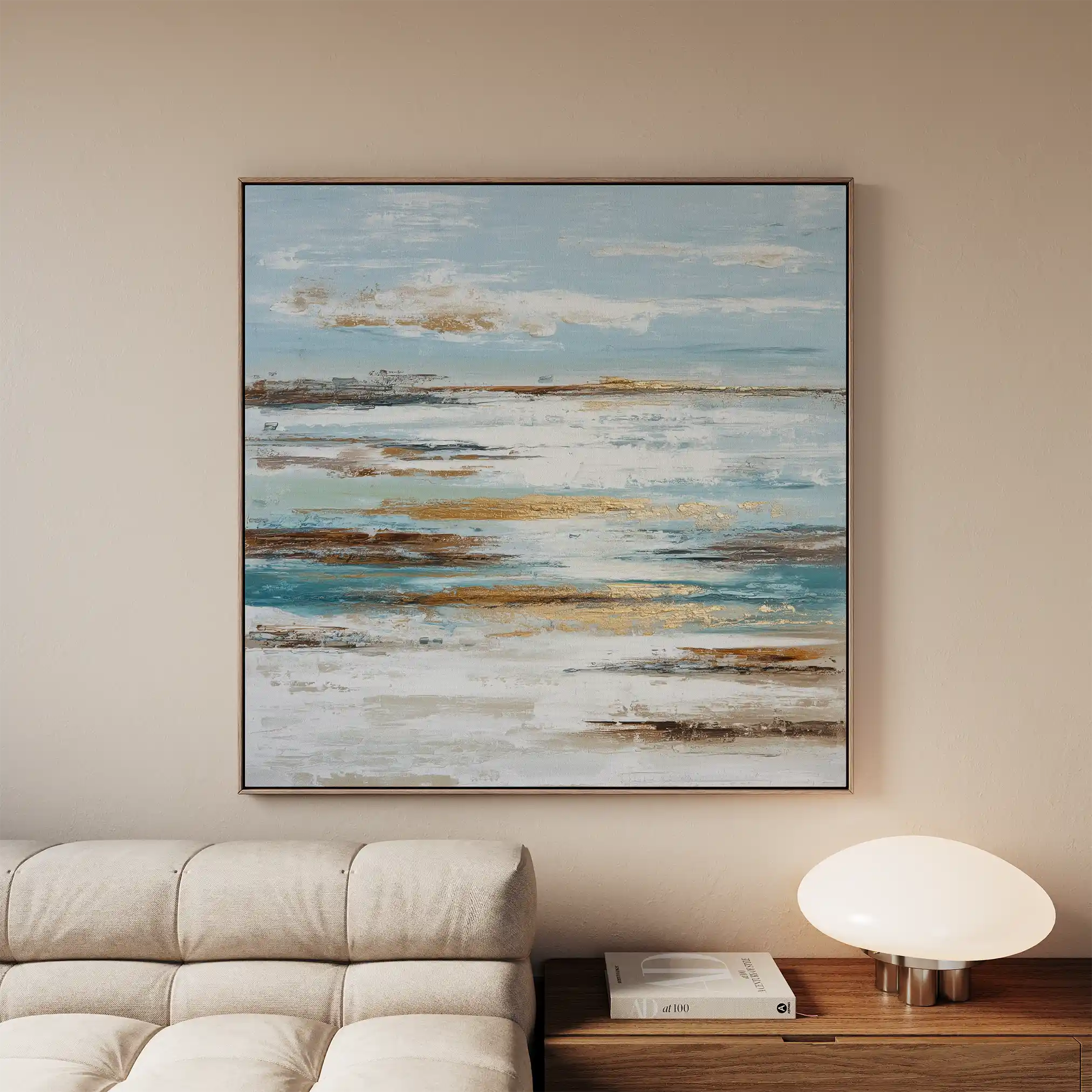 Abstract 1209 Canvas Art 60 x 60 cm / Stretched on hidden frame