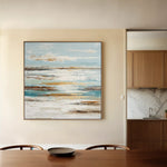 Abstract 1209 Canvas Art 60 x 60 cm / Stretched on hidden frame