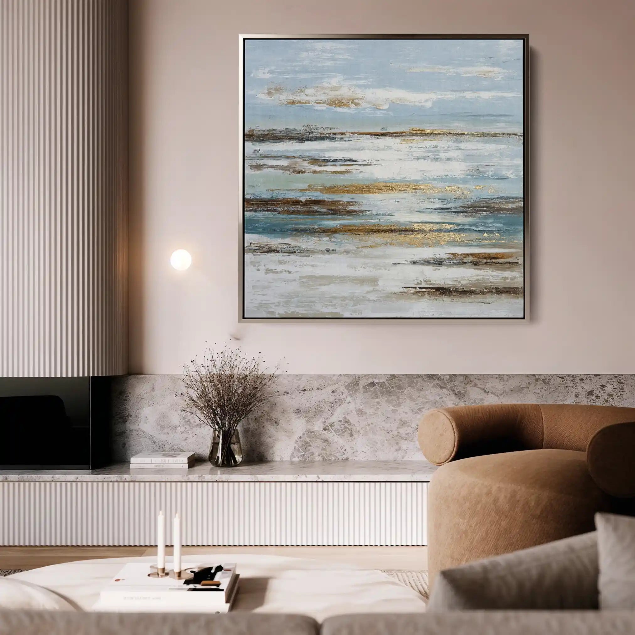 Abstract 1209 Canvas Art 60 x 60 cm / Stretched on hidden frame