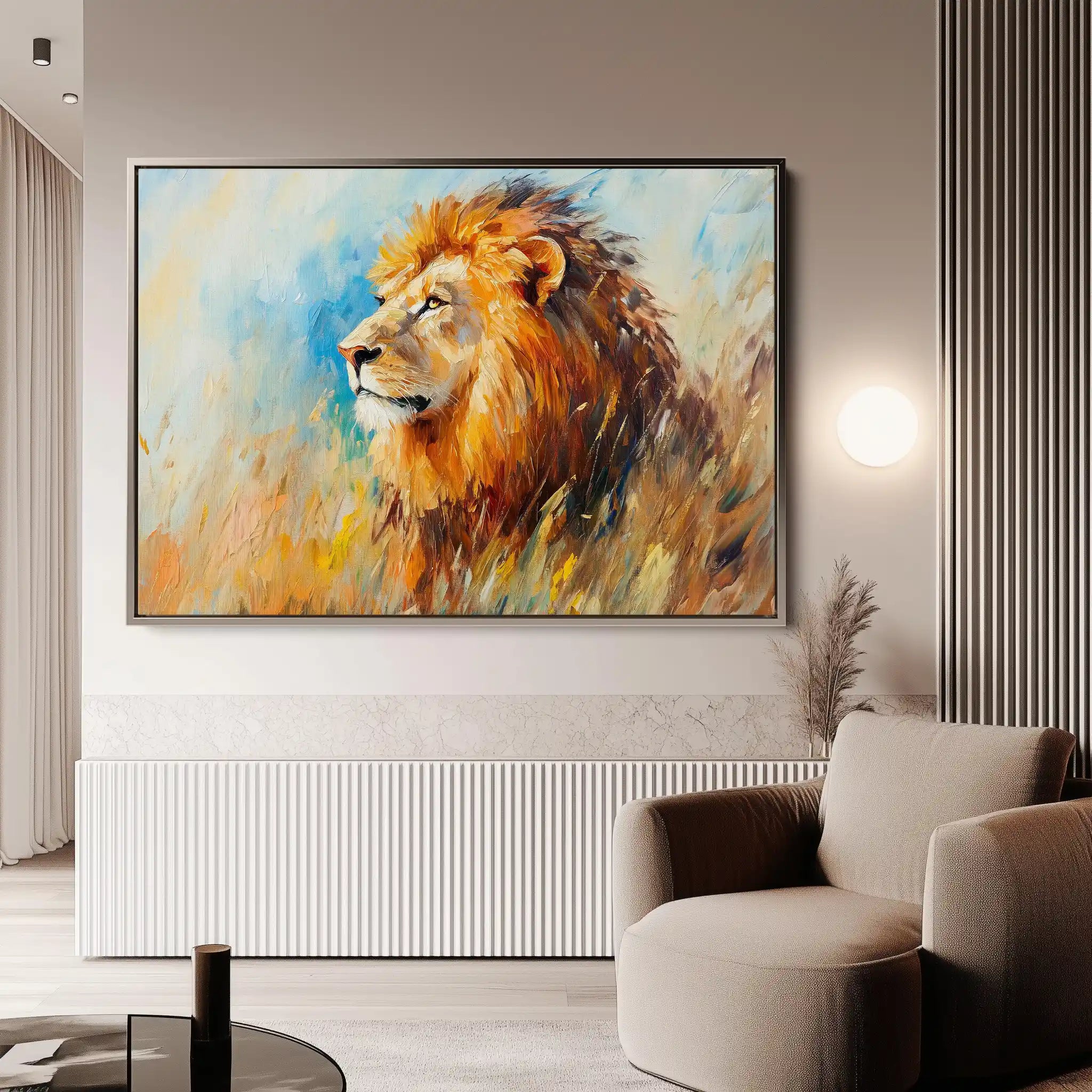 Animals 121 Canvas Art 90 x 60 cm / Stretched on hidden frame