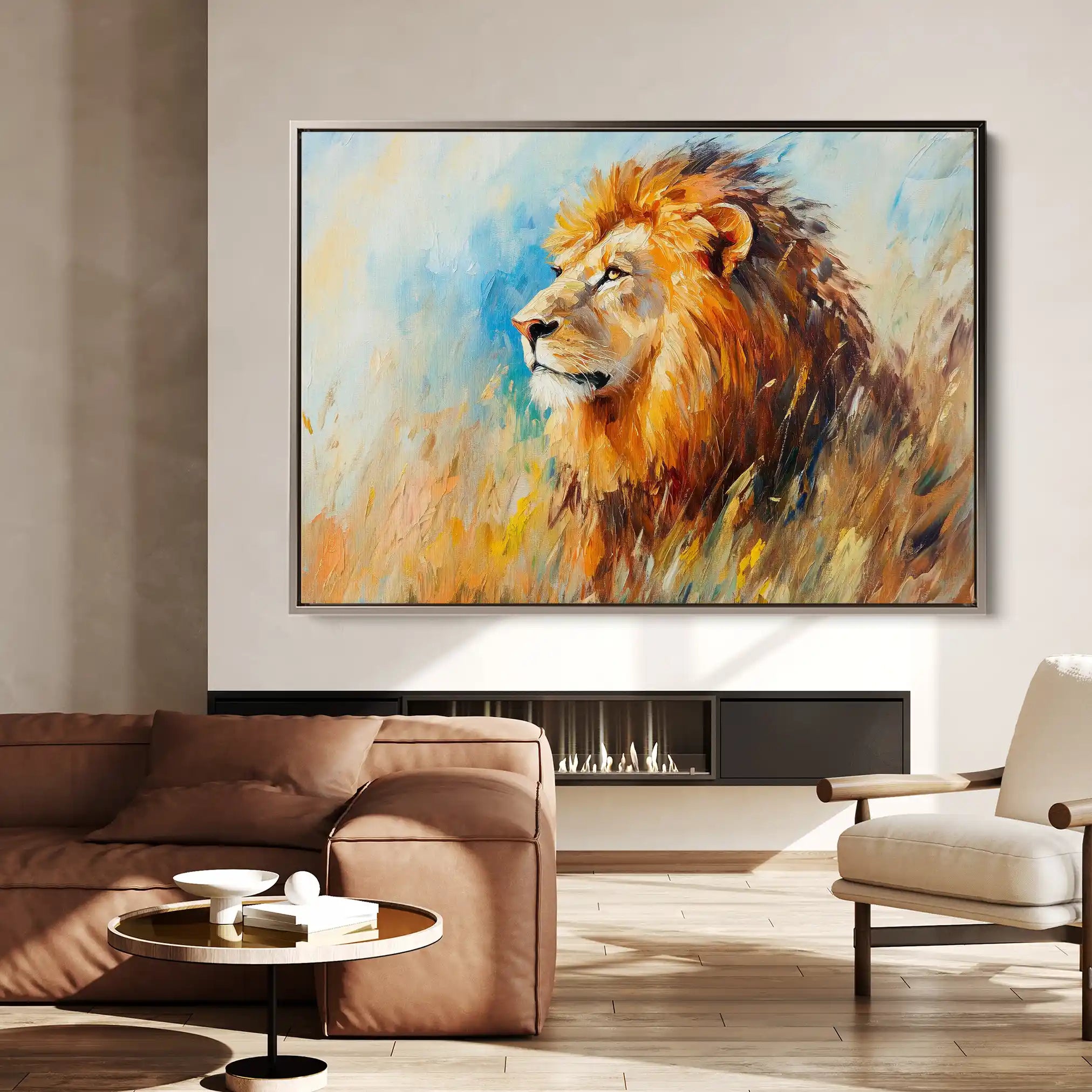 Animals 121 Canvas Art 90 x 60 cm / Stretched on hidden frame