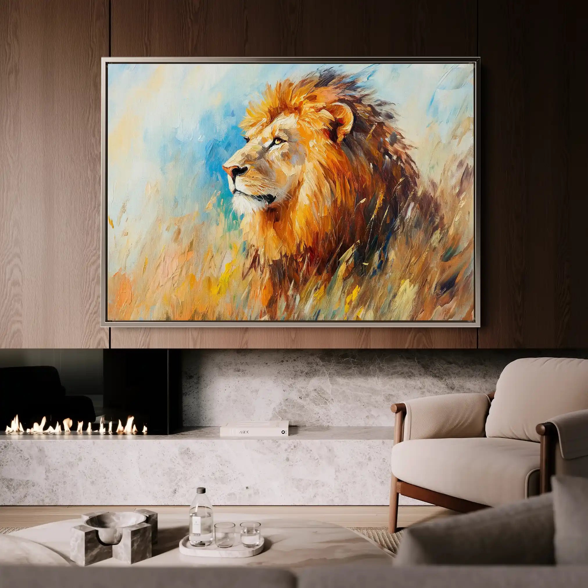 Animals 121 Canvas Art 90 x 60 cm / Stretched on hidden frame