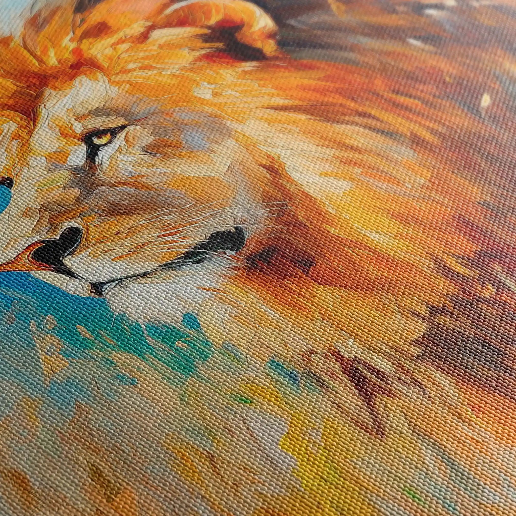 Animals 121 Canvas Art 90 x 60 cm / Stretched on hidden frame