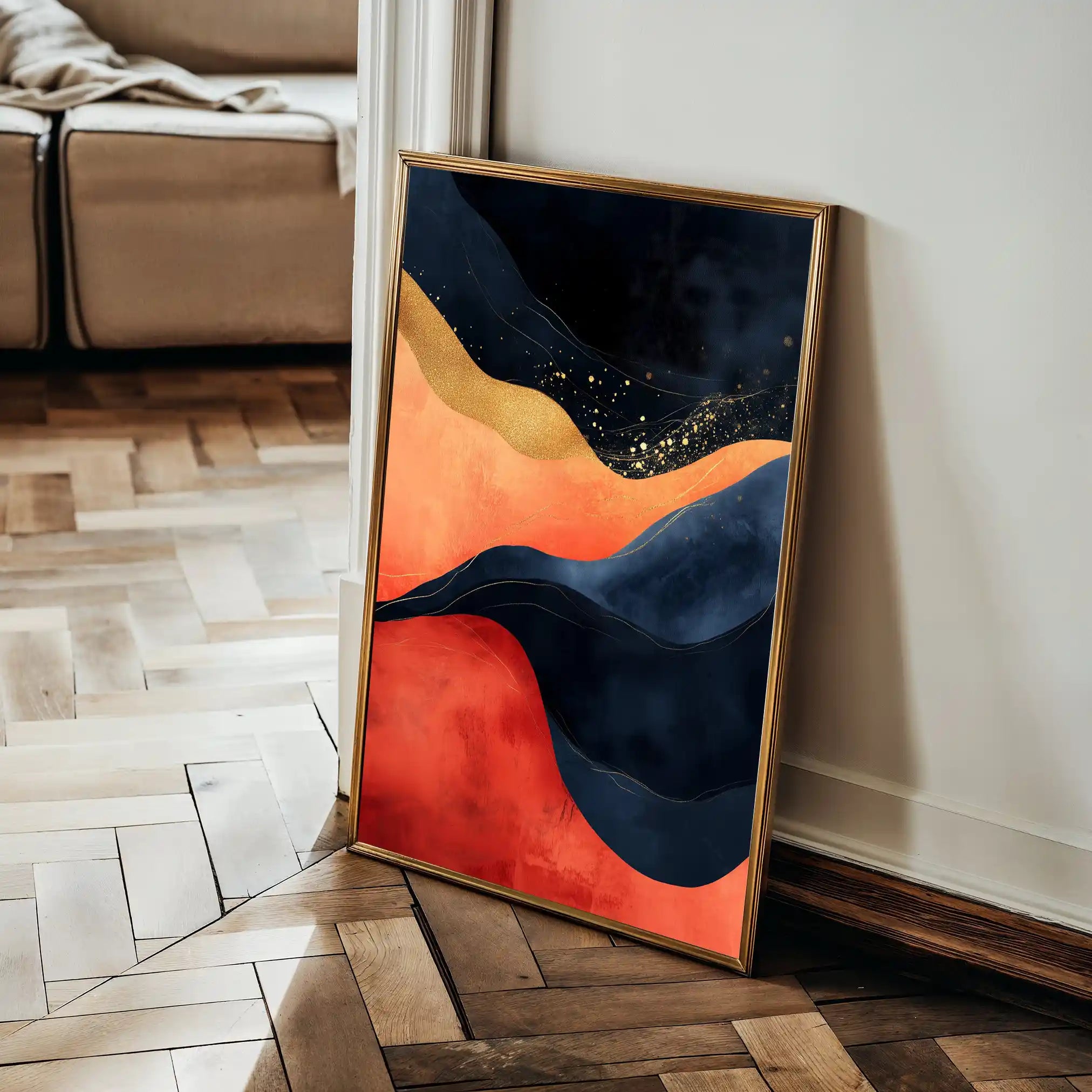 Boho 121 Canvas Art 90 x 60 cm / Stretched on hidden frame