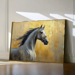 Horses 121 Canvas Art 90 x 60 cm / Stretched on hidden frame