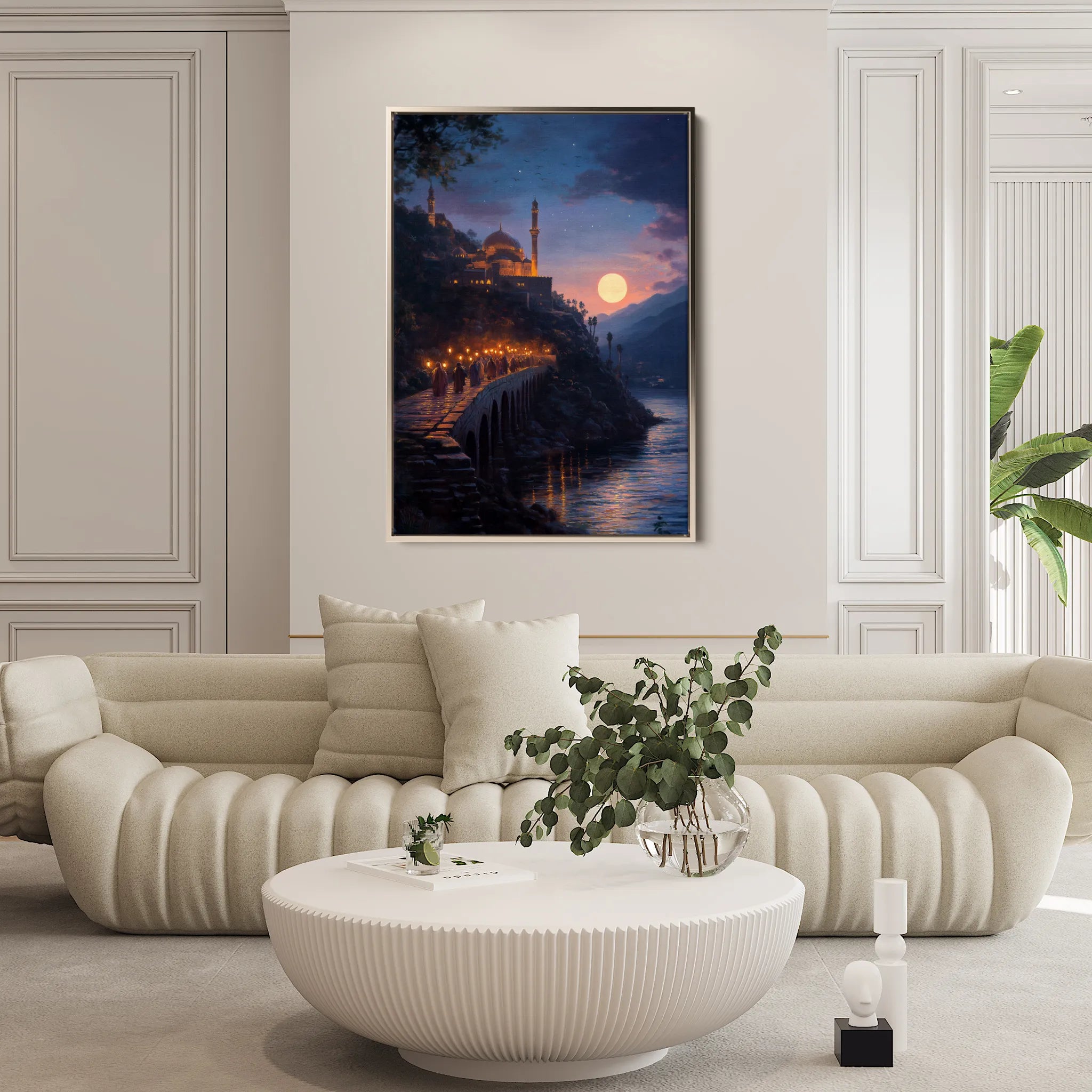 Orientalist Canvas Wall Art WAD121-OR 90 x 60 cm / Stretched on hidden frame