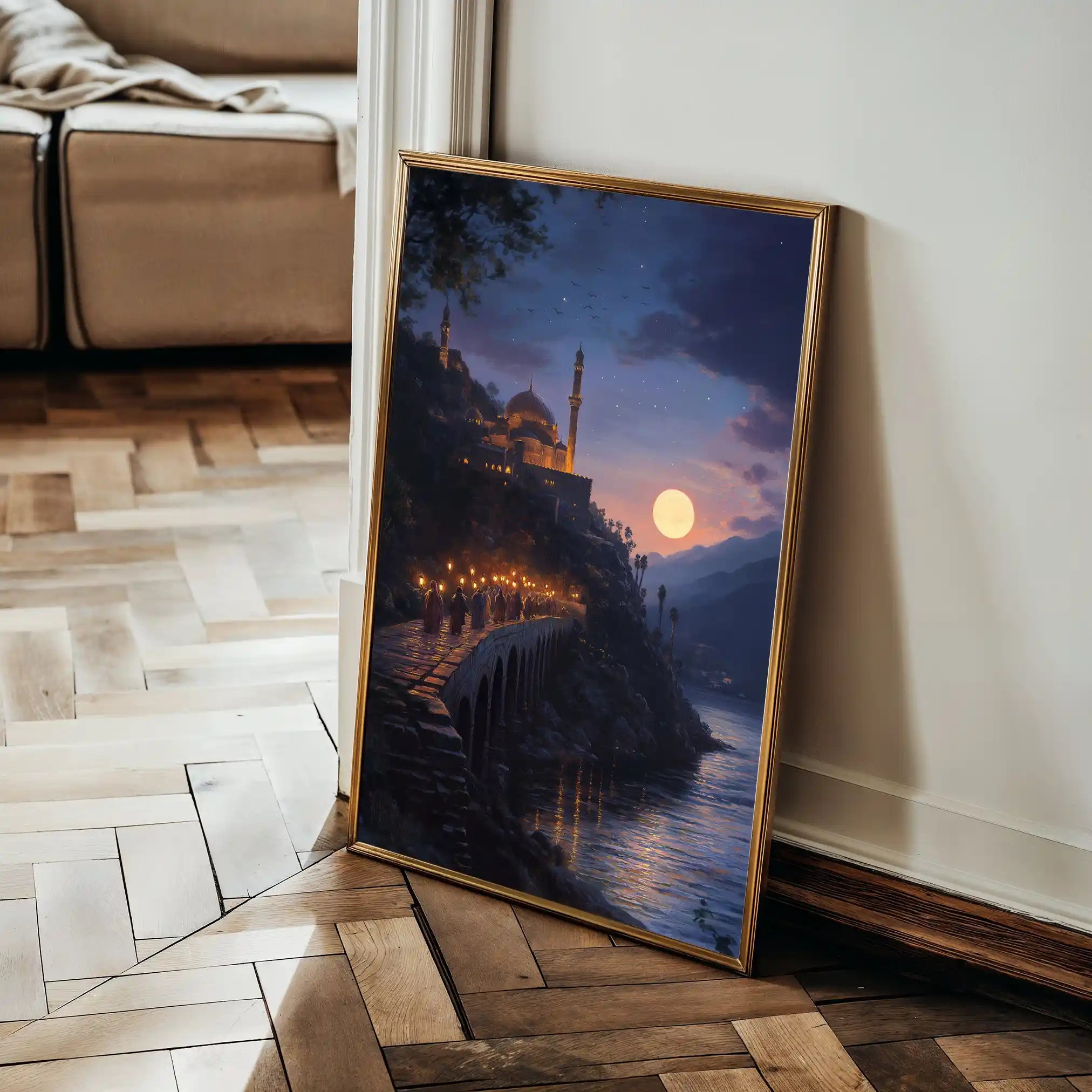 Orientalist 121 Canvas Art 90 x 60 cm / Stretched on hidden frame