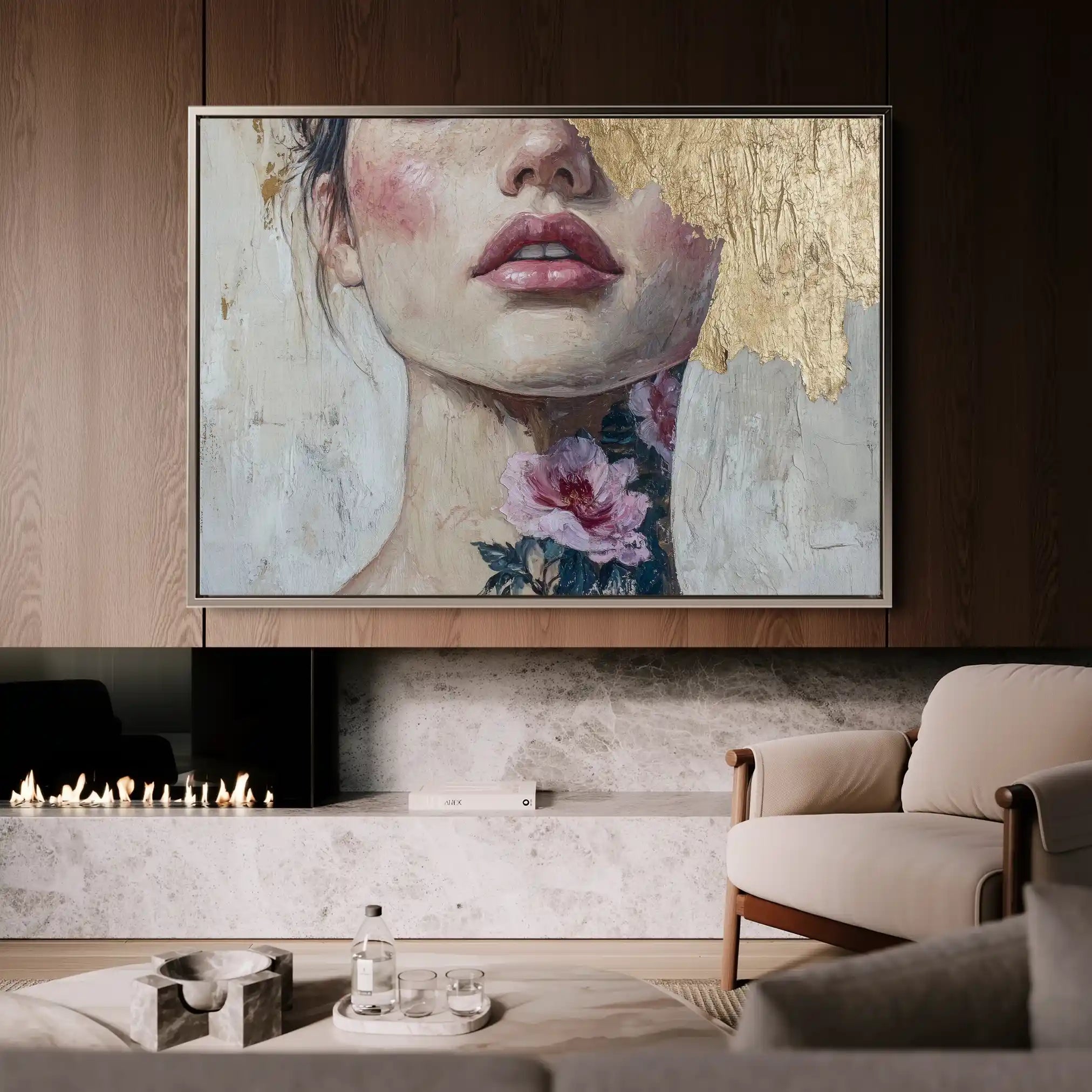 Portrait 121 Canvas Art 90 x 60 cm / Stretched on hidden frame