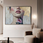Portrait 121 Canvas Art 90 x 60 cm / Stretched on hidden frame