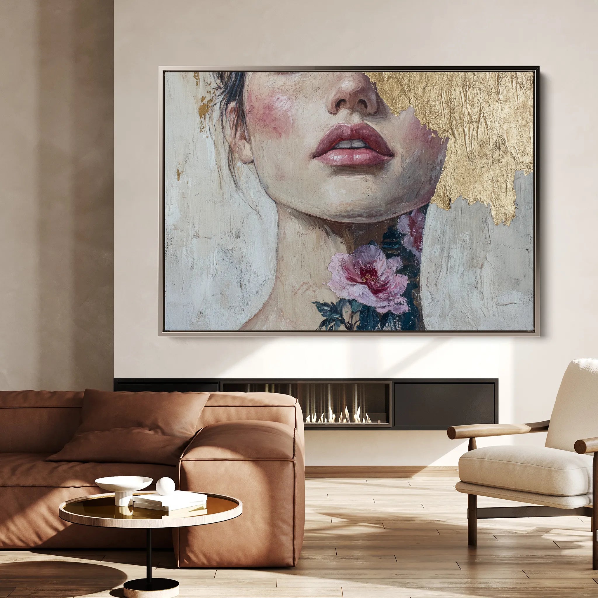Portrait Canvas Wall Art WAD121-P 90 x 60 cm / Stretched on hidden frame