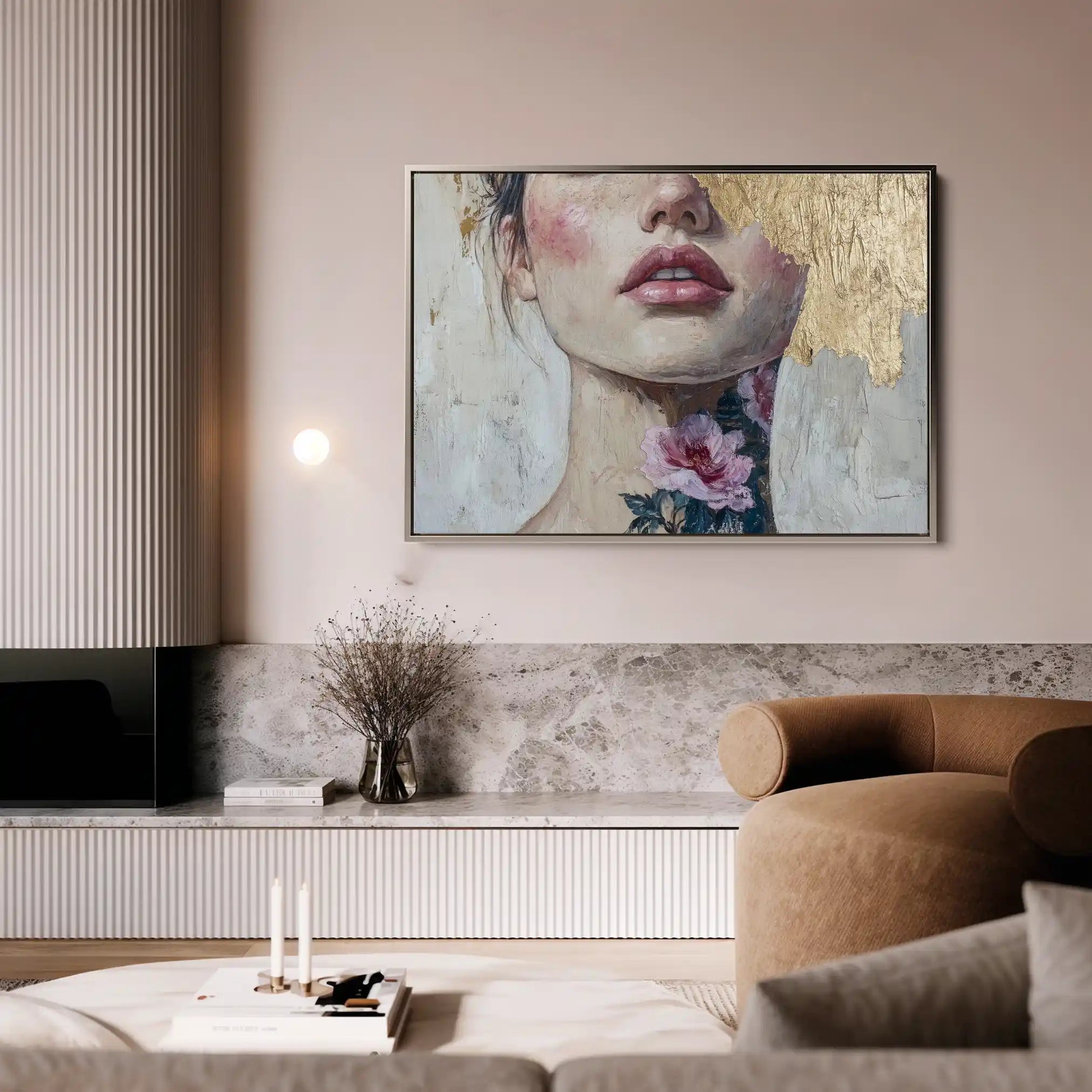 Portrait 121 Canvas Art 90 x 60 cm / Stretched on hidden frame
