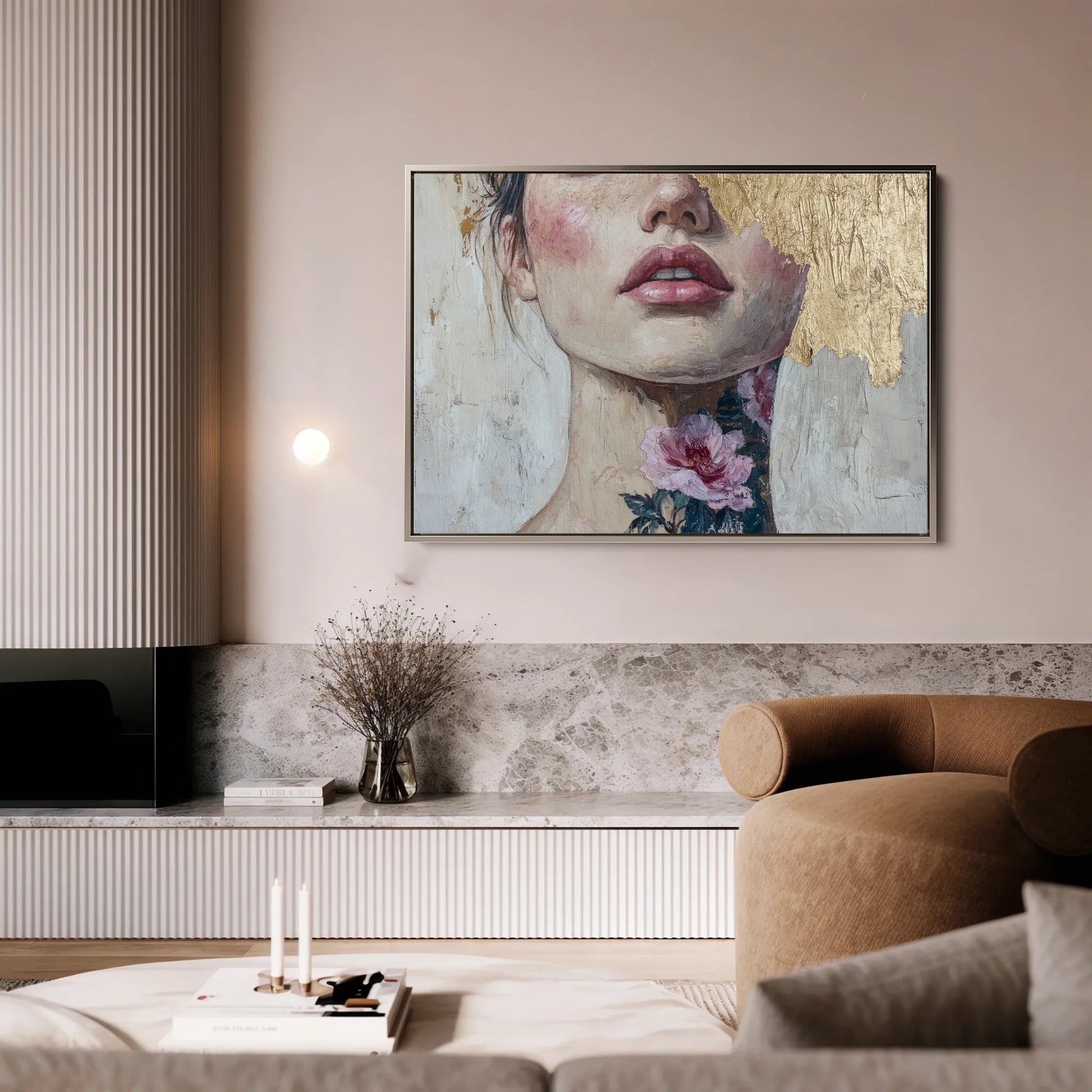 Portrait Canvas Wall Art WAD121-P 90 x 60 cm / Stretched on hidden frame
