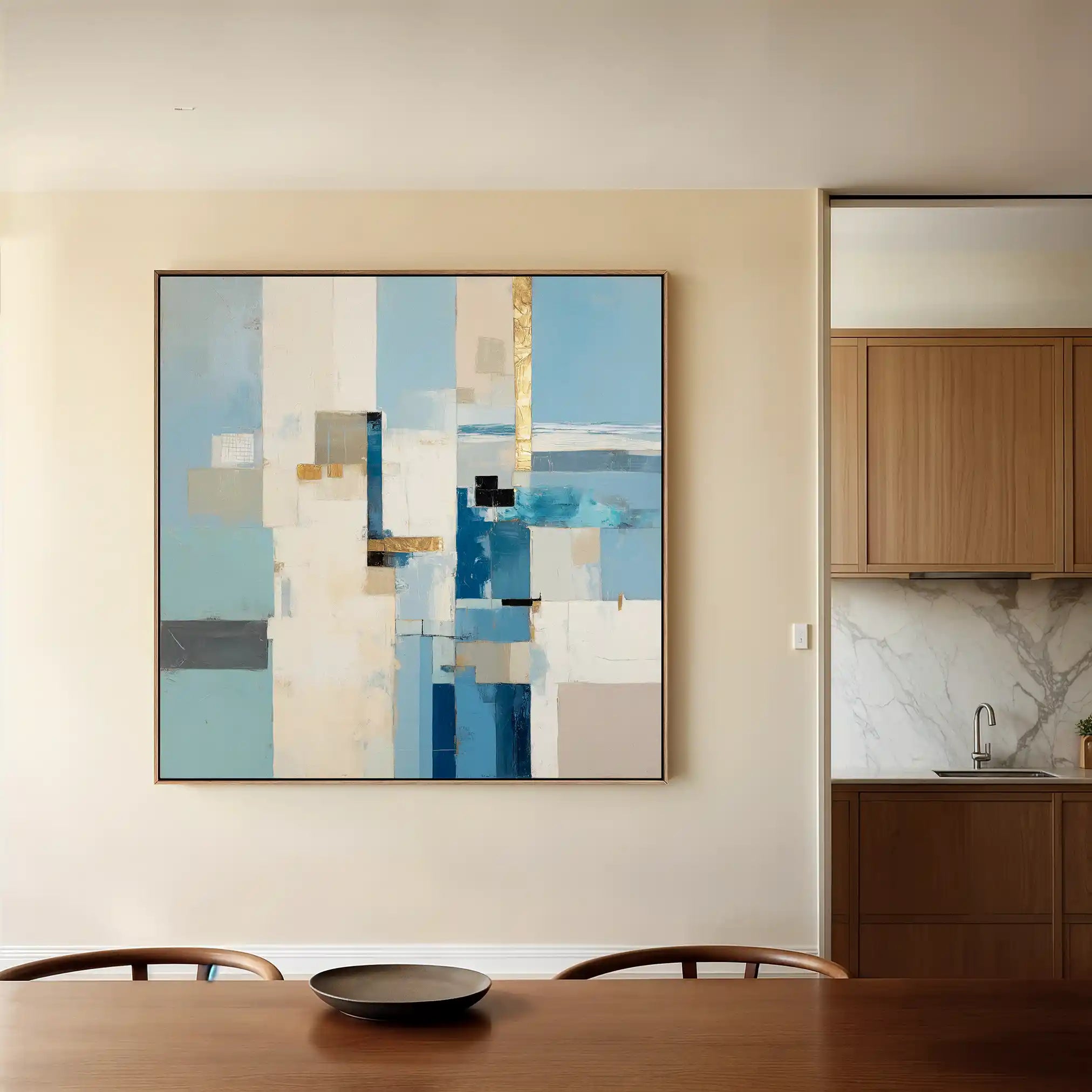 Abstract 1210 Canvas Art 60 x 60 cm / Stretched on hidden frame
