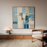 Abstract 1210 Canvas Art 60 x 60 cm / Stretched on hidden frame