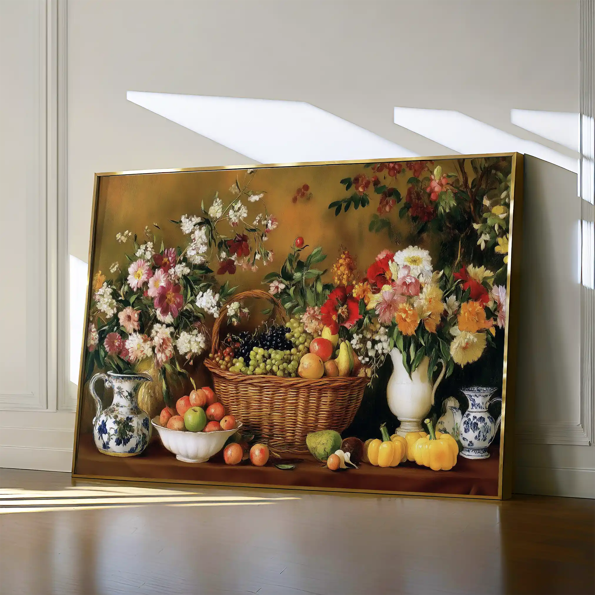 Floral Canvas Wall Art WAD1210-F 90 x 60 cm / Stretched on hidden frame