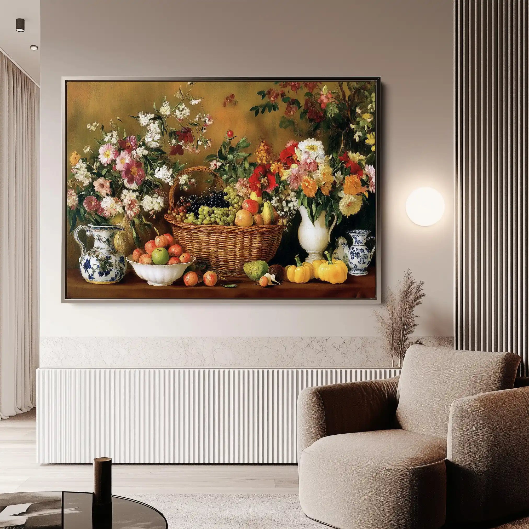 Floral Canvas Wall Art WAD1210-F 90 x 60 cm / Stretched on hidden frame