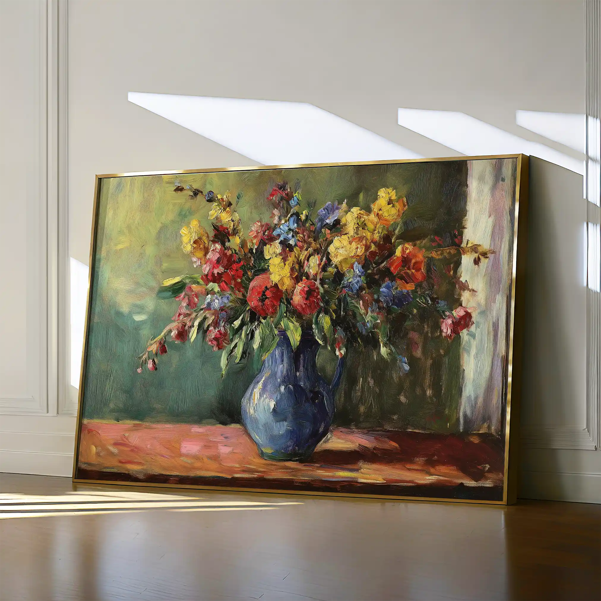 Floral Canvas Wall Art WAD1211-F 90 x 60 cm / Stretched on hidden frame