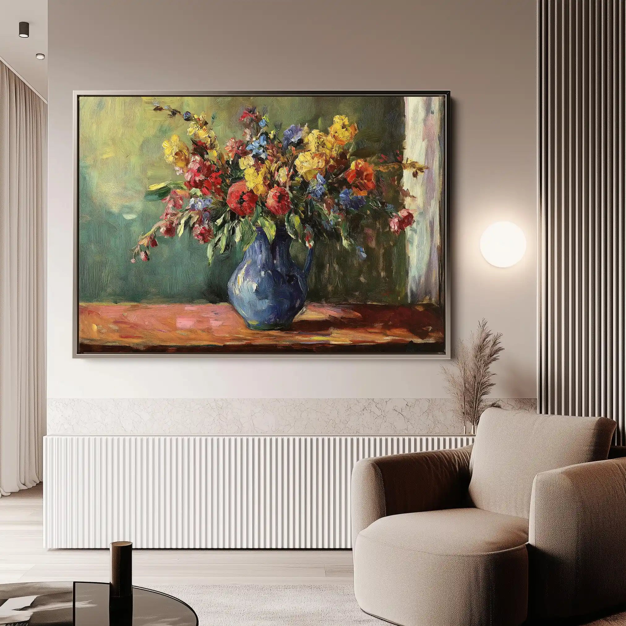 Floral Canvas Wall Art WAD1211-F 90 x 60 cm / Stretched on hidden frame