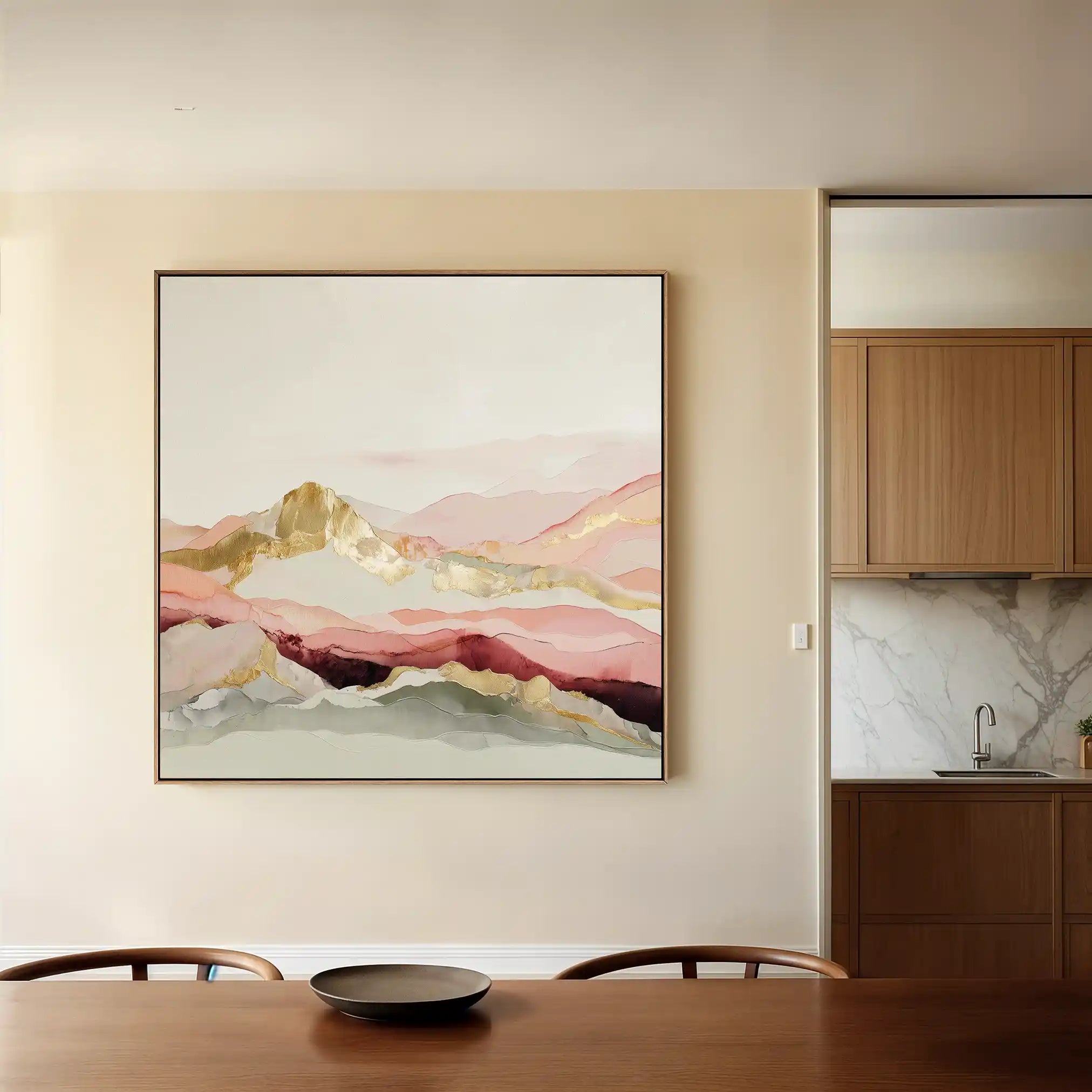 Abstract 1212 Canvas Art 60 x 60 cm / Stretched on hidden frame