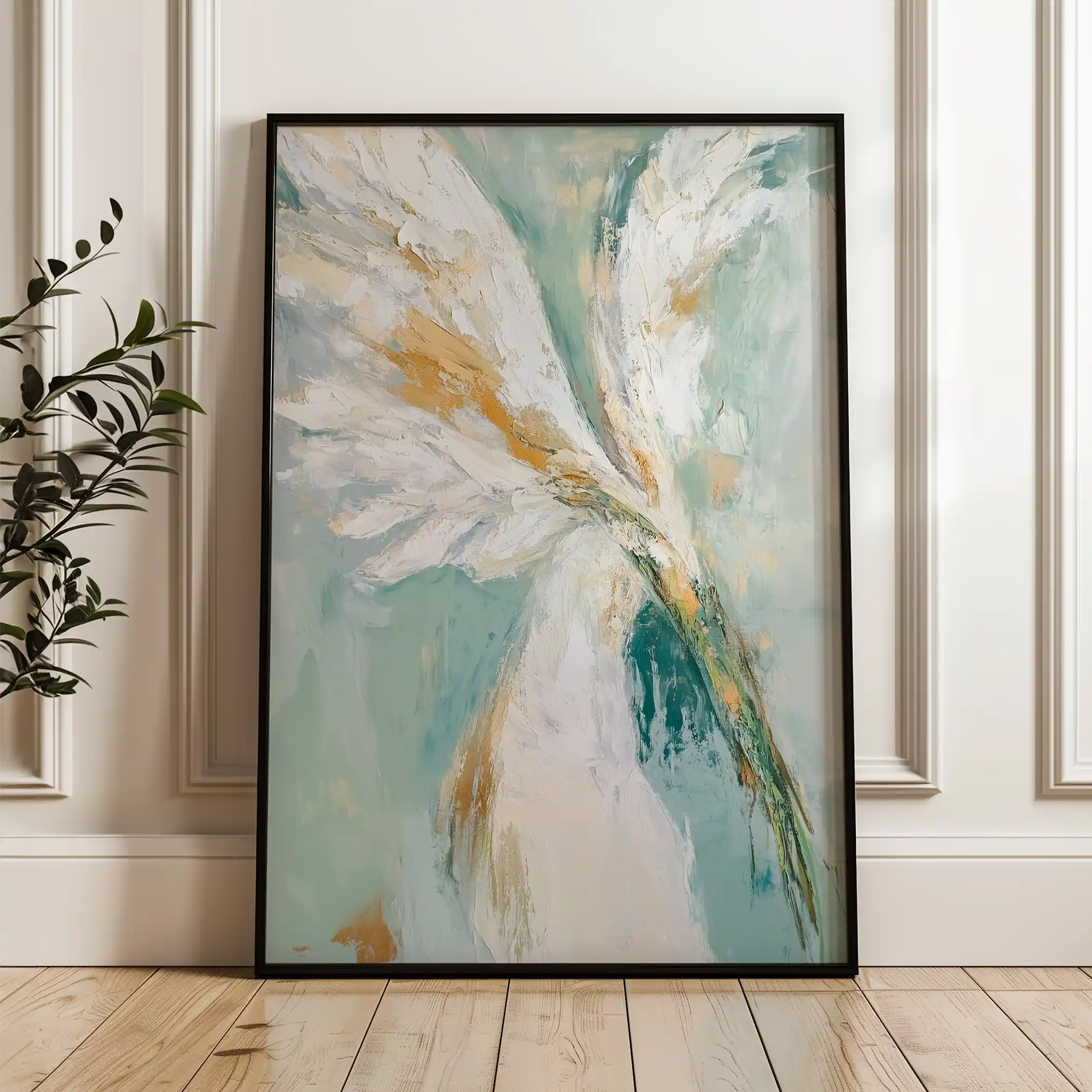 Floral Canvas Wall Art WAD1212-F 90 x 60 cm / Stretched on hidden frame