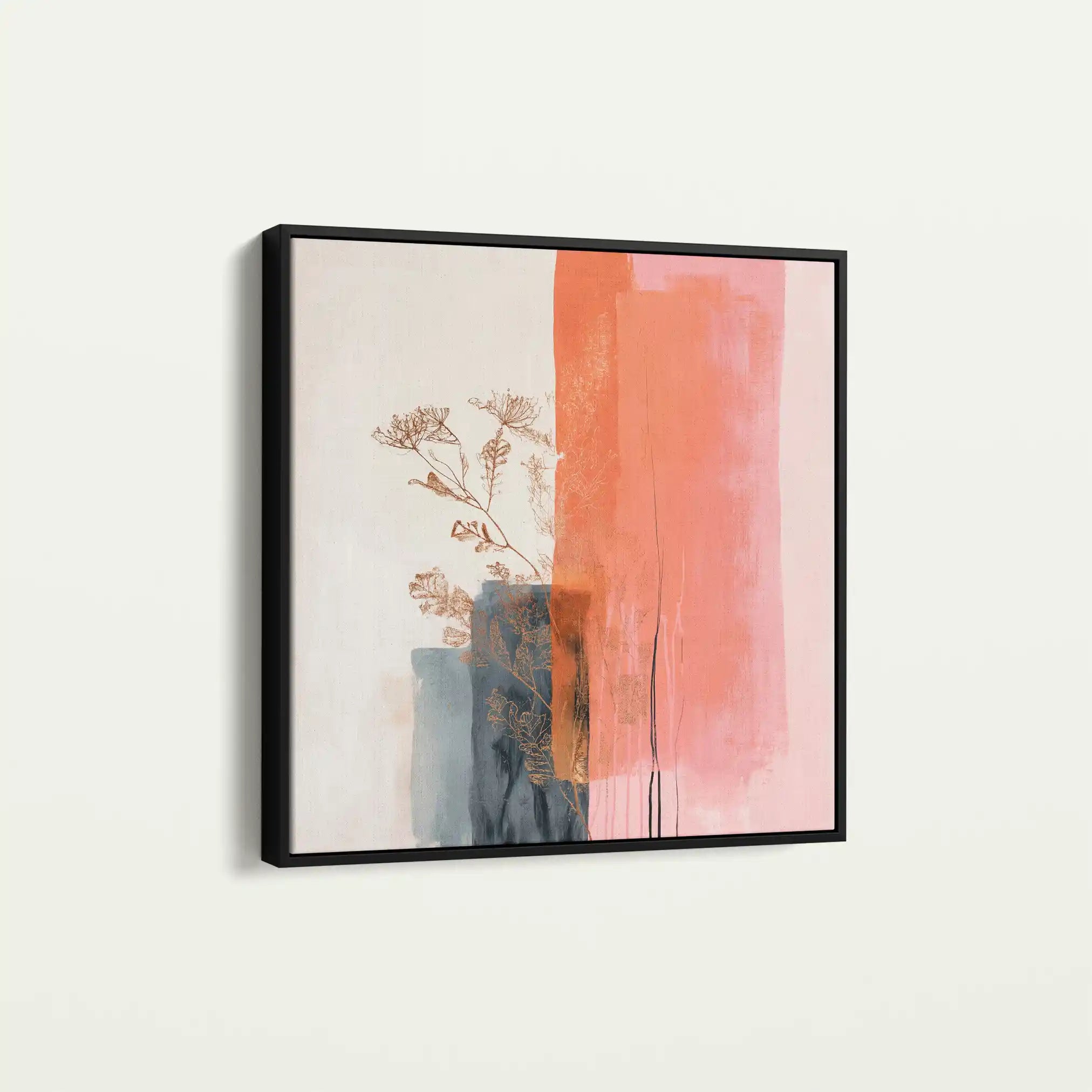 Abstract 1215 Canvas Art 60 x 60 cm / Stretched on hidden frame