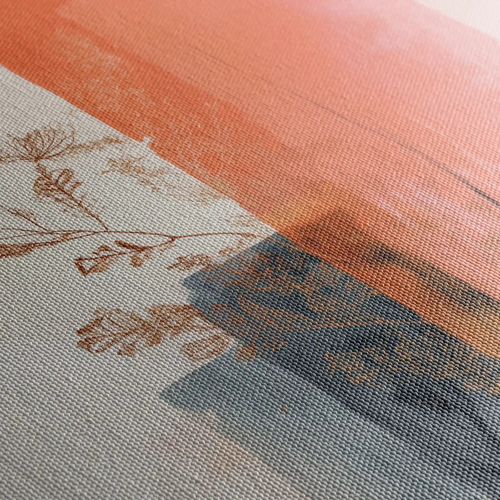 Abstract 1215 Canvas Art 60 x 60 cm / Stretched on hidden frame