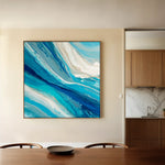 Abstract 1216 Canvas Art 60 x 60 cm / Stretched on hidden frame