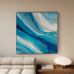 Abstract 1216 Canvas Art 60 x 60 cm / Stretched on hidden frame