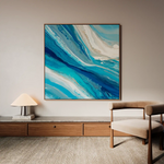 Abstract 1216 Canvas Art 60 x 60 cm / Stretched on hidden frame