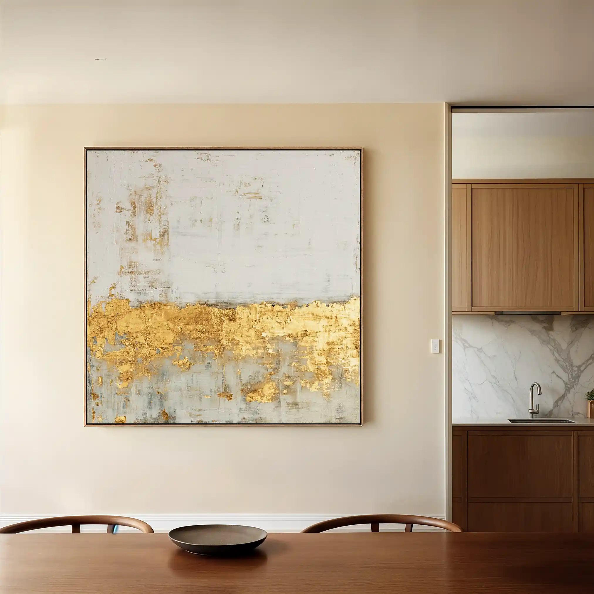 Abstract 1217 Canvas Art 60 x 60 cm / Stretched on hidden frame