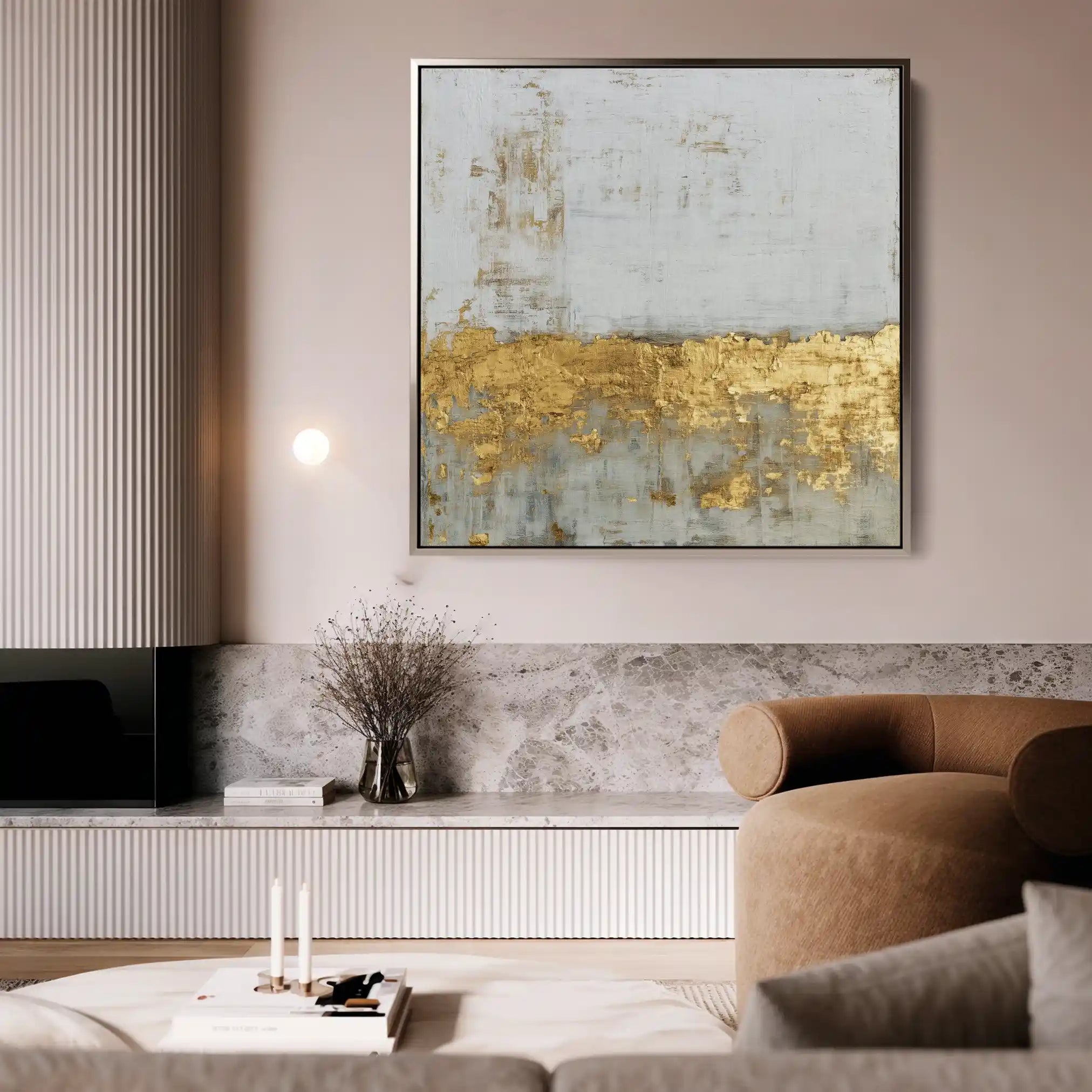 Abstract 1217 Canvas Art 60 x 60 cm / Stretched on hidden frame